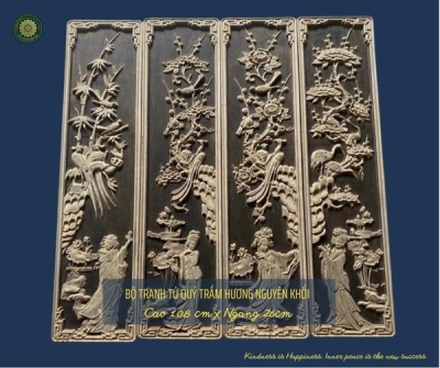 Chạm khắc từ gỗ trầm hương